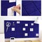 Large Felt Board Tiles for Wall with 30 Push Pins, 11.8"x11.8" Pack of 6 Pin Board Notice Boards